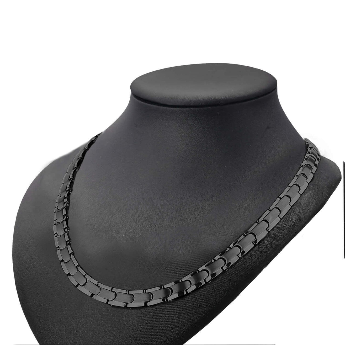 Collana Magnetica Uomo in Titanio Nero