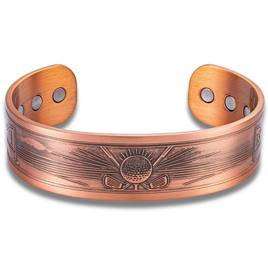 Bracciale Rigido Uomo in Rame Willis Judd Golf Stile 2