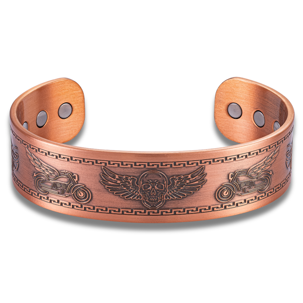 Bracciale Rigido Uomo in Rame Willis Judd Biker
