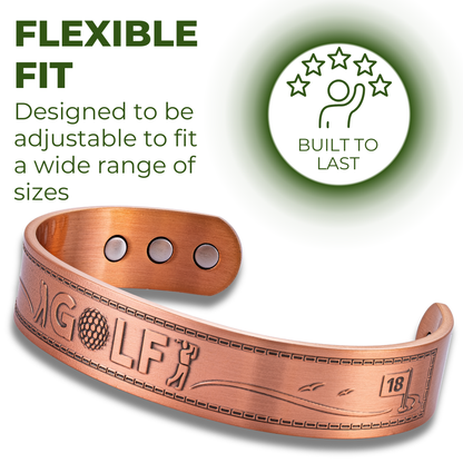 Bracciale Rigido Uomo in Rame Willis Judd Golf