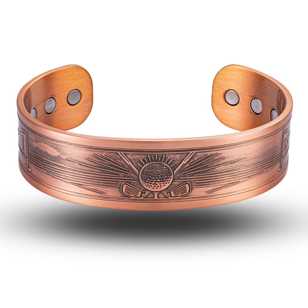 Bracciale Rigido Uomo in Rame Willis Judd Golf Stile 2