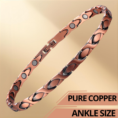 Cavigliera Magnetica Donna in Rame Massiccio