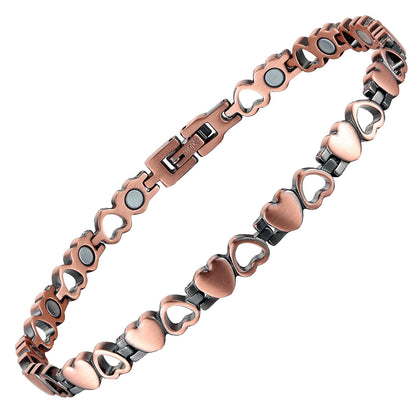 Cavigliera Magnetica Donna in Rame Naturale