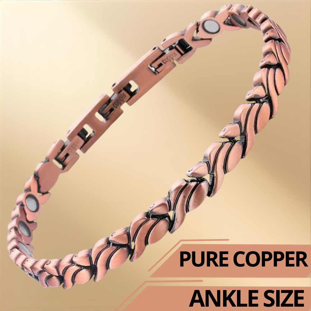 Cavigliera Magnetica Donna in Rame Puro Naturale