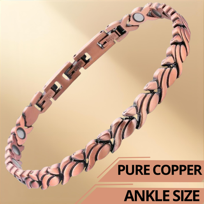 Cavigliera Magnetica Donna in Rame Puro Naturale