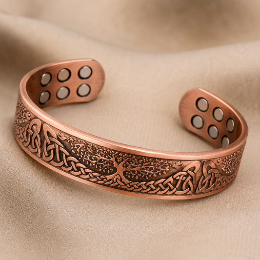 Bracciale Rigido in Rame Willis Judd Albero della Vita