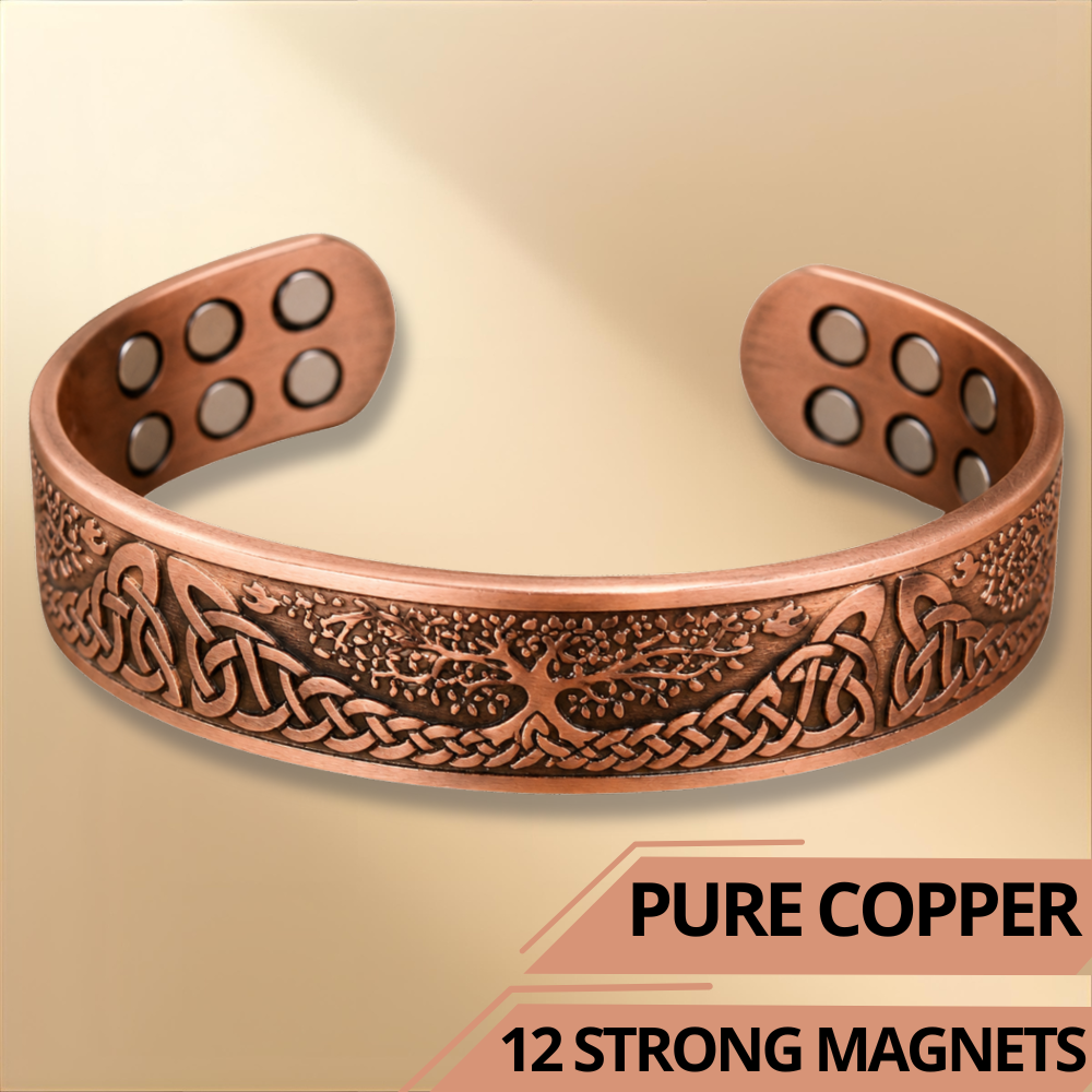 Bracciale Rigido in Rame Willis Judd Albero della Vita