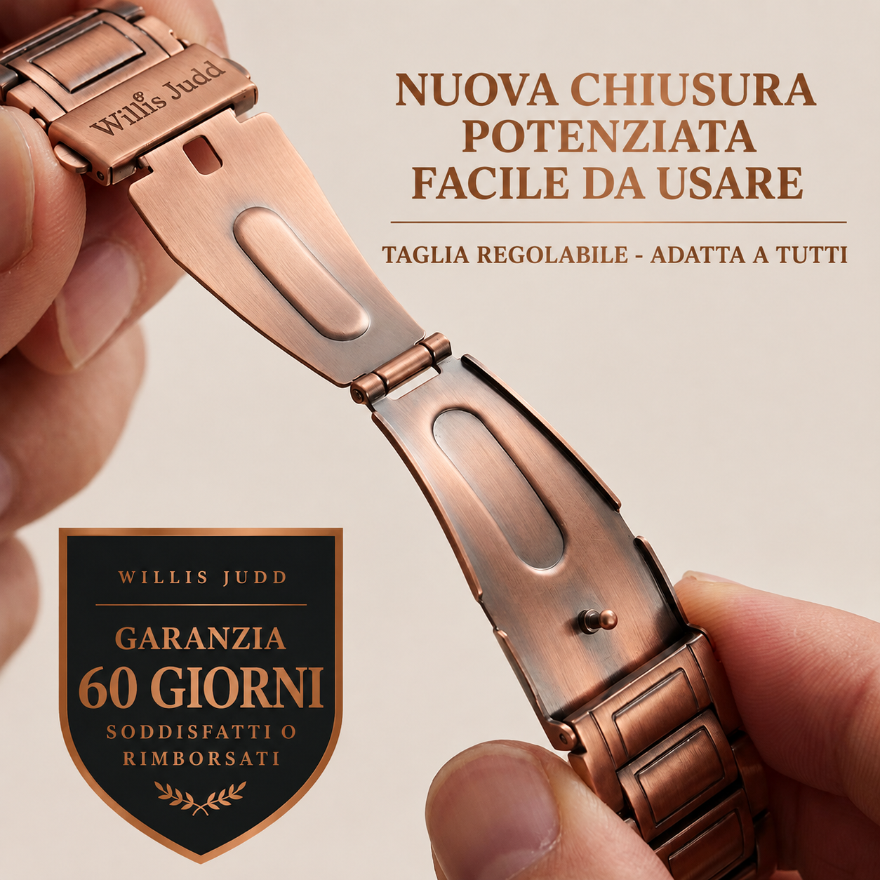 Bracciale Magnetico Uomo in Rame TRIPLA Potenza