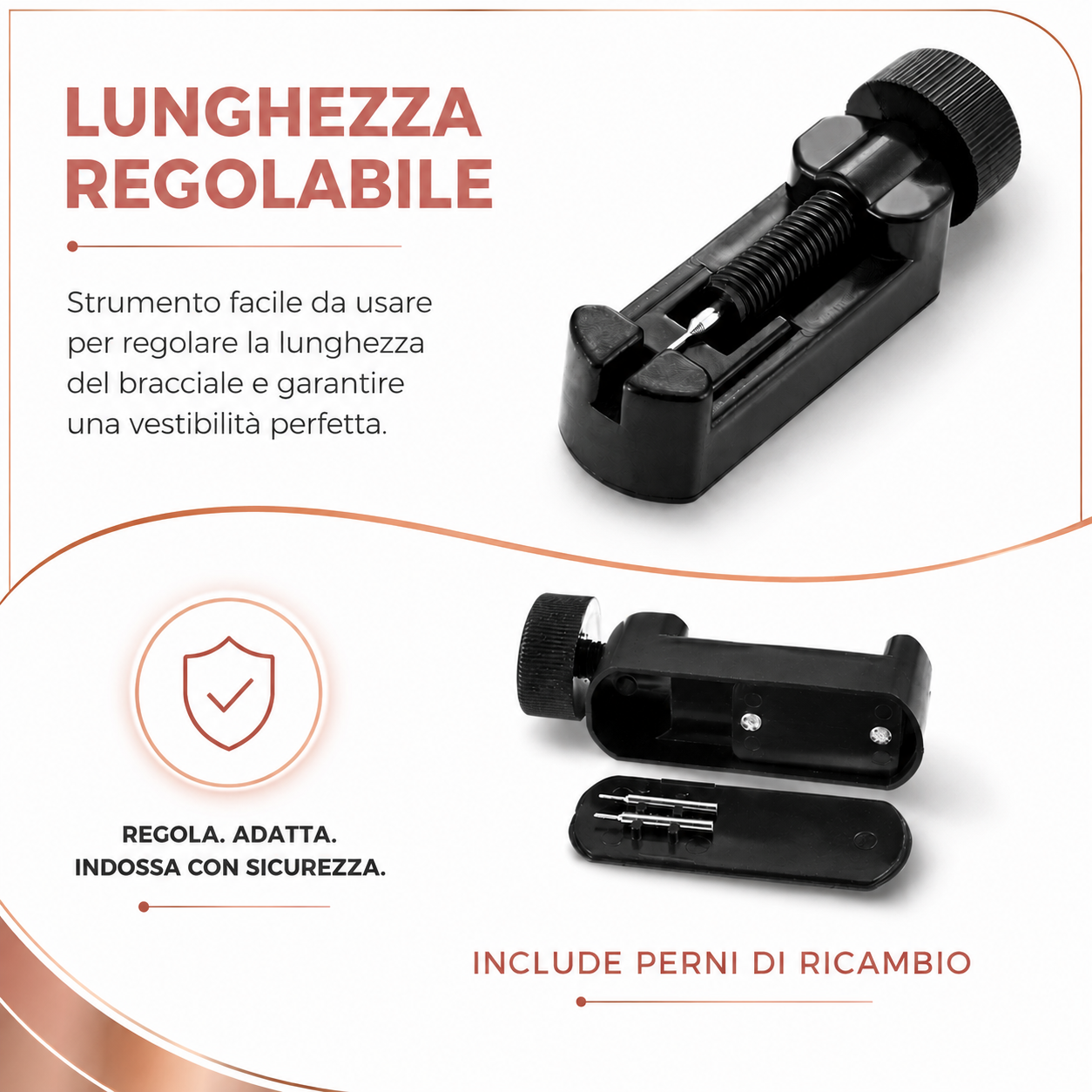 Bracciale Magnetico Uomo in Rame TRIPLA Potenza