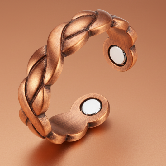 Anello Magnetico Donna in Rame Regolabile