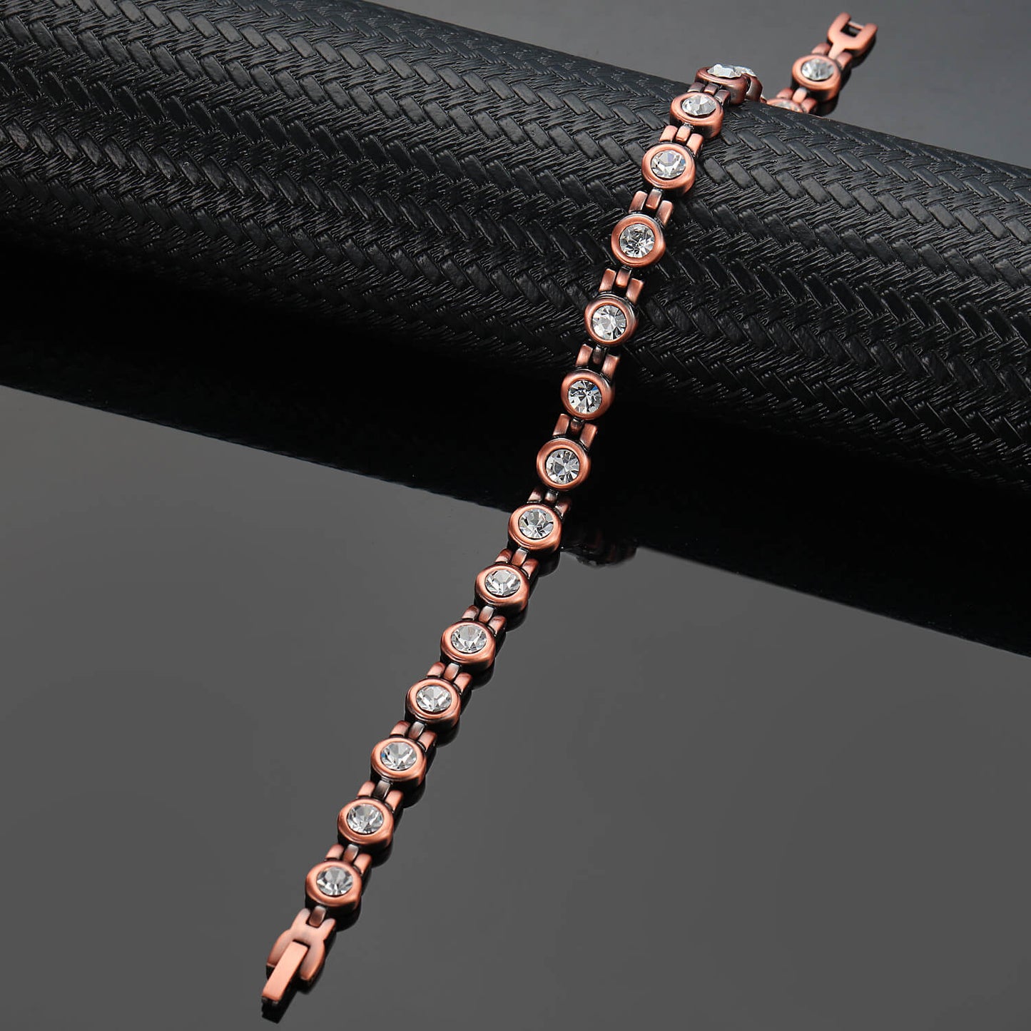 Cavigliera Magnetica Donna in Rame con Pietre
