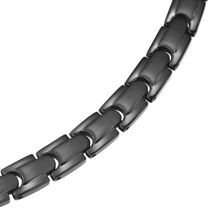 Collana Magnetica Uomo in Titanio Nero