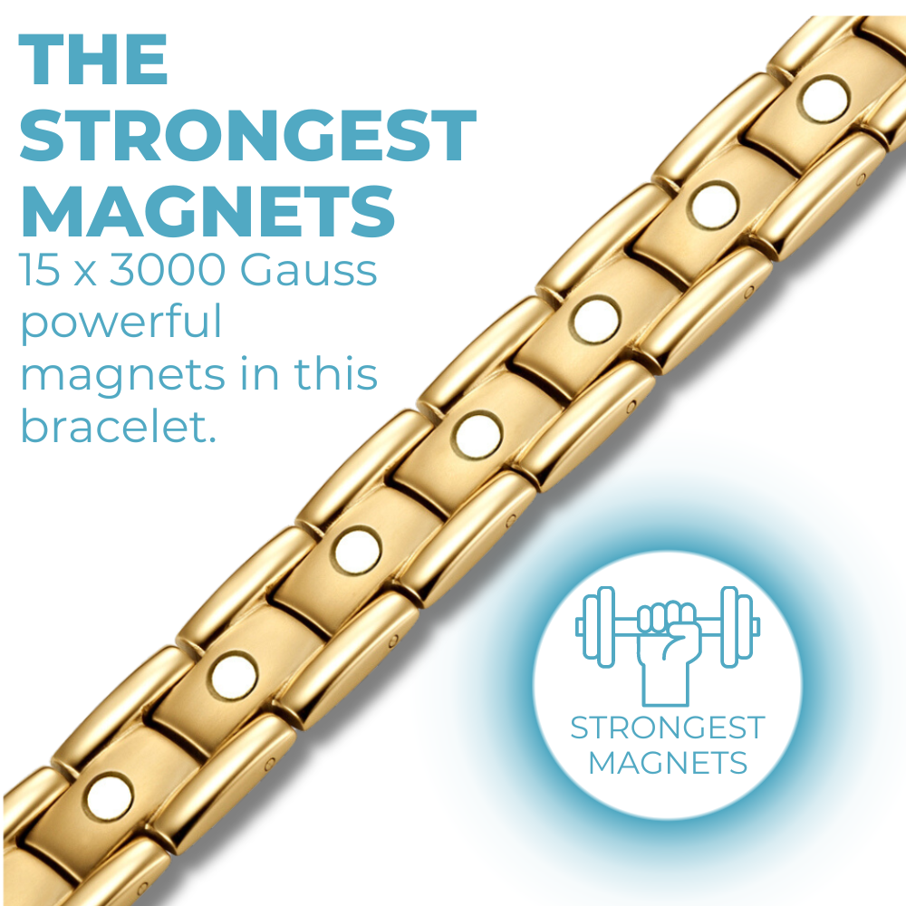 Bracciale Magnetico Uomo - Titanio