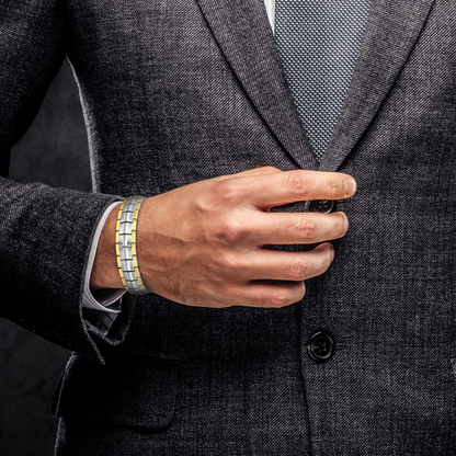 Bracciale Magnetico Uomo a Doppia Fila