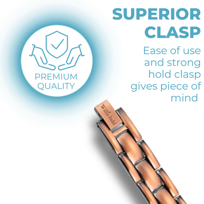 Bracciale Magnetico Uomo in Rame a Doppia Potenza