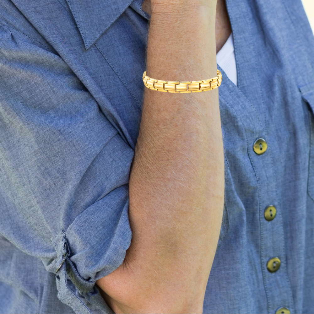 Bracciale Magnetico Donna in Titanio Quattro Elementi