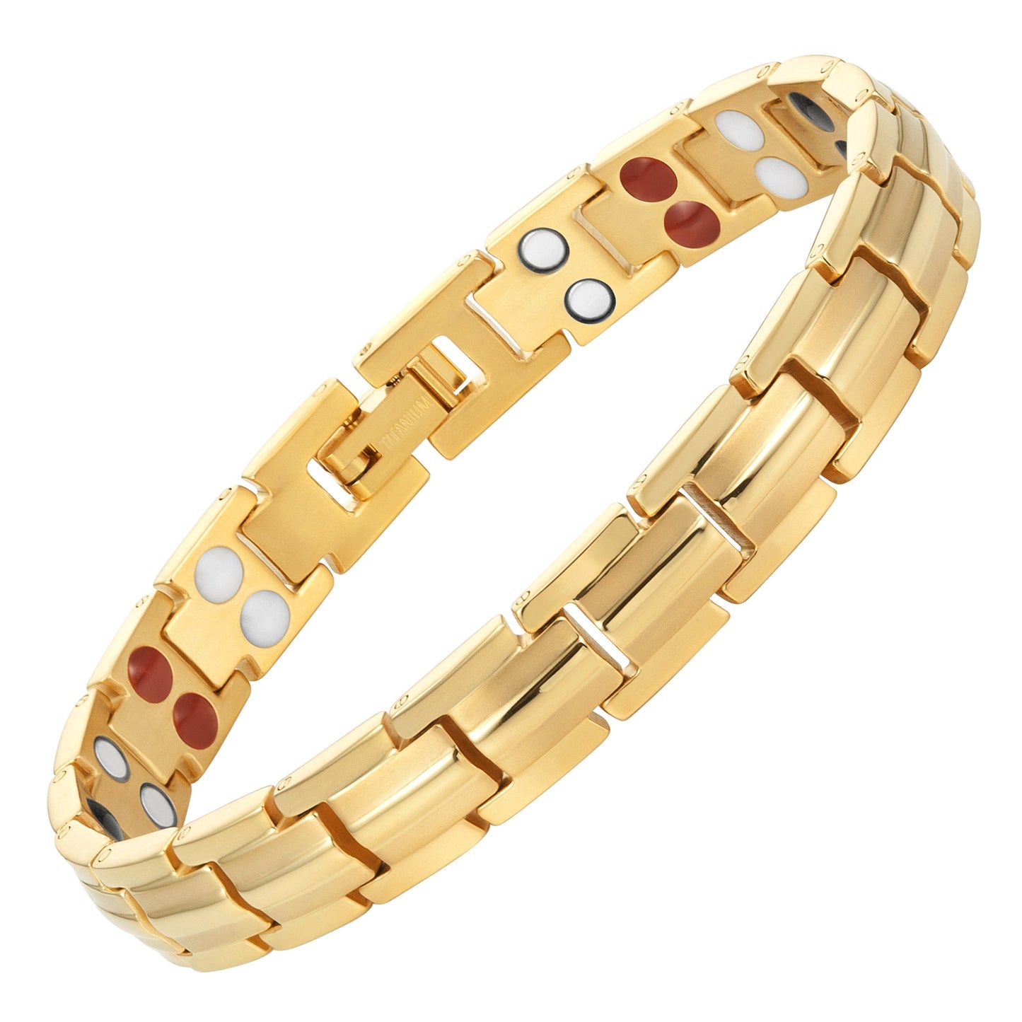 Bracciale Magnetico Donna in Titanio Quattro Elementi