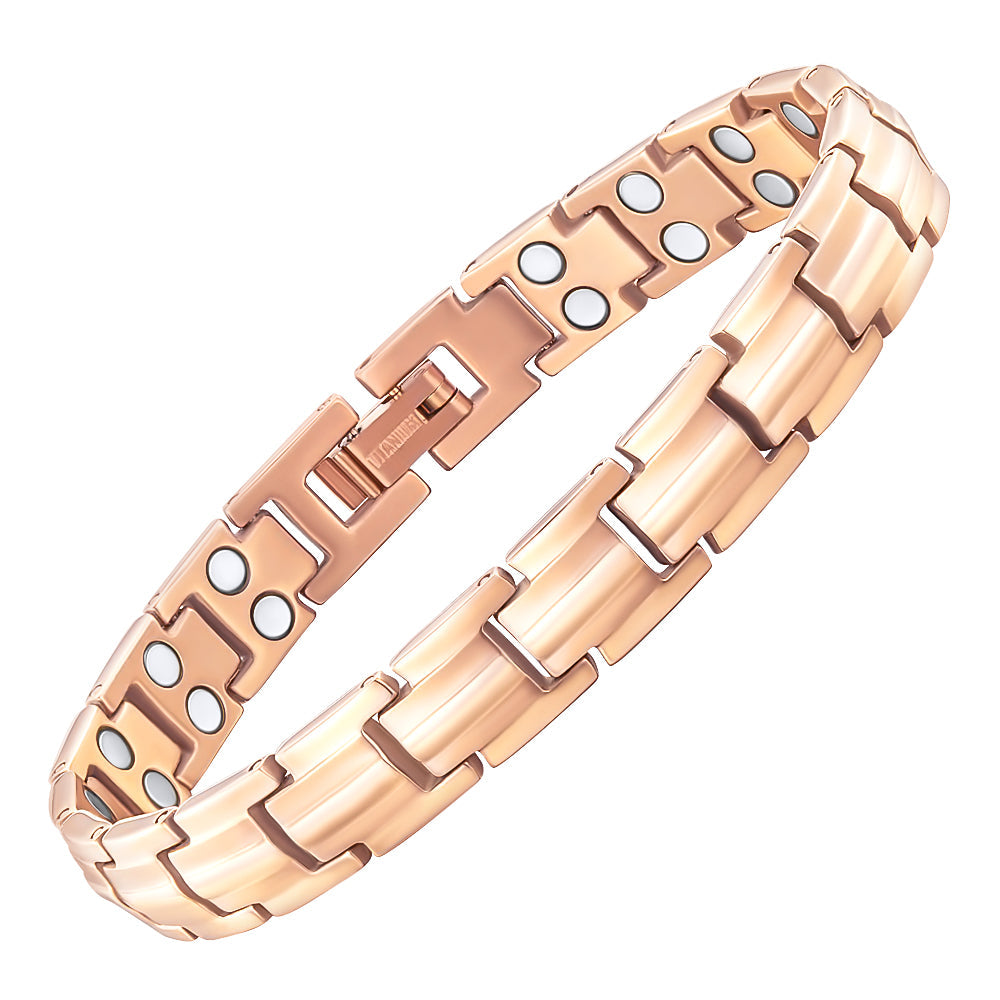 Bracciale Magnetico Donna in Titanio a Doppia Fila