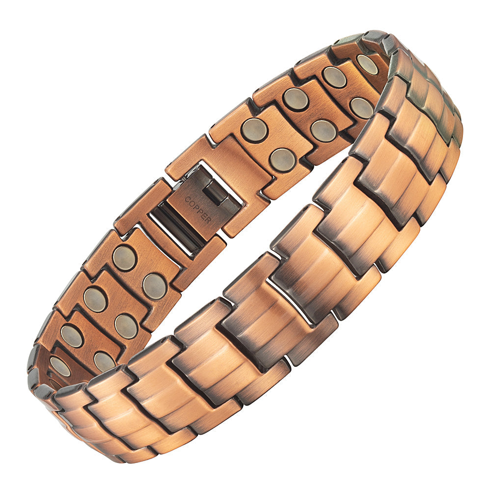 Bracciale Magnetico Uomo in Rame a Doppia Potenza
