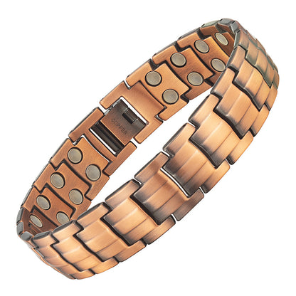 Bracciale Magnetico Uomo in Rame a Doppia Potenza