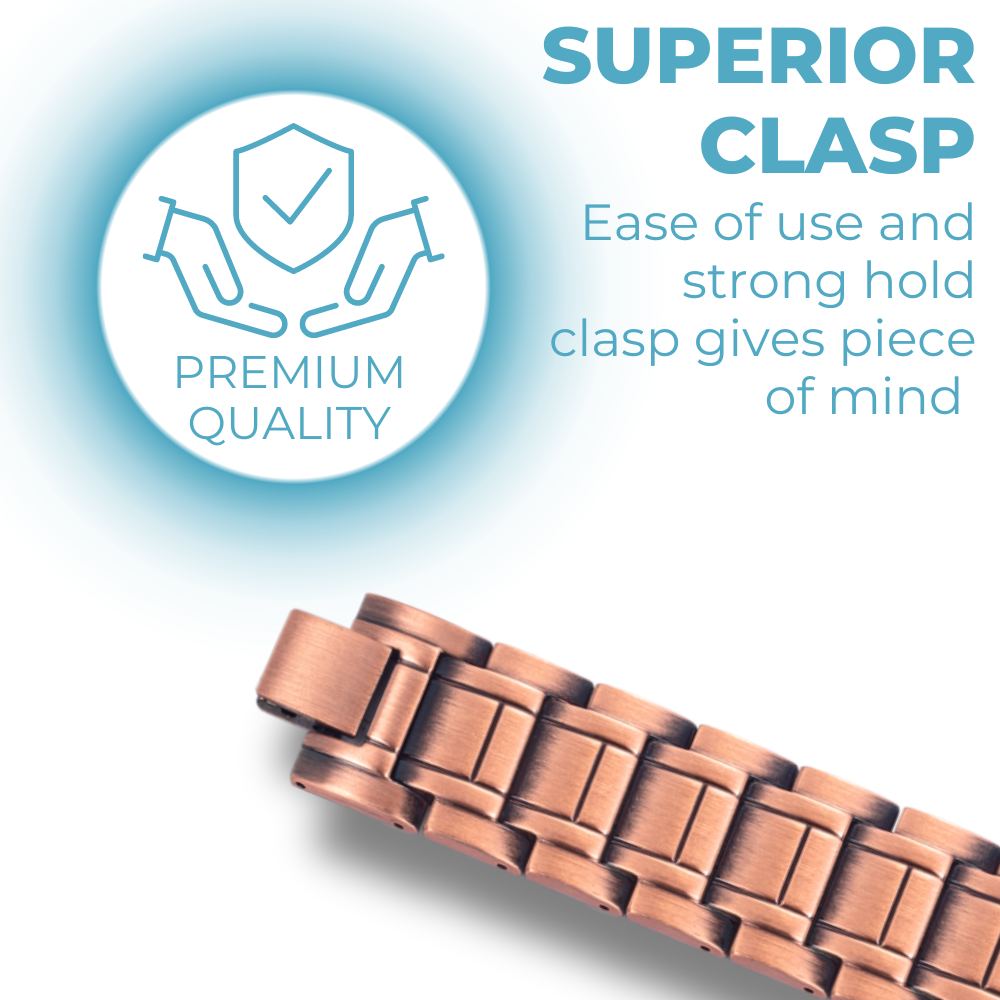 Bracciale Magnetico Uomo in Rame TRIPLA Potenza