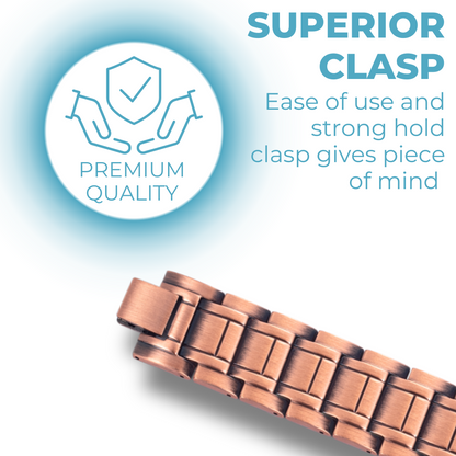 Bracciale Magnetico Uomo in Rame TRIPLA Potenza