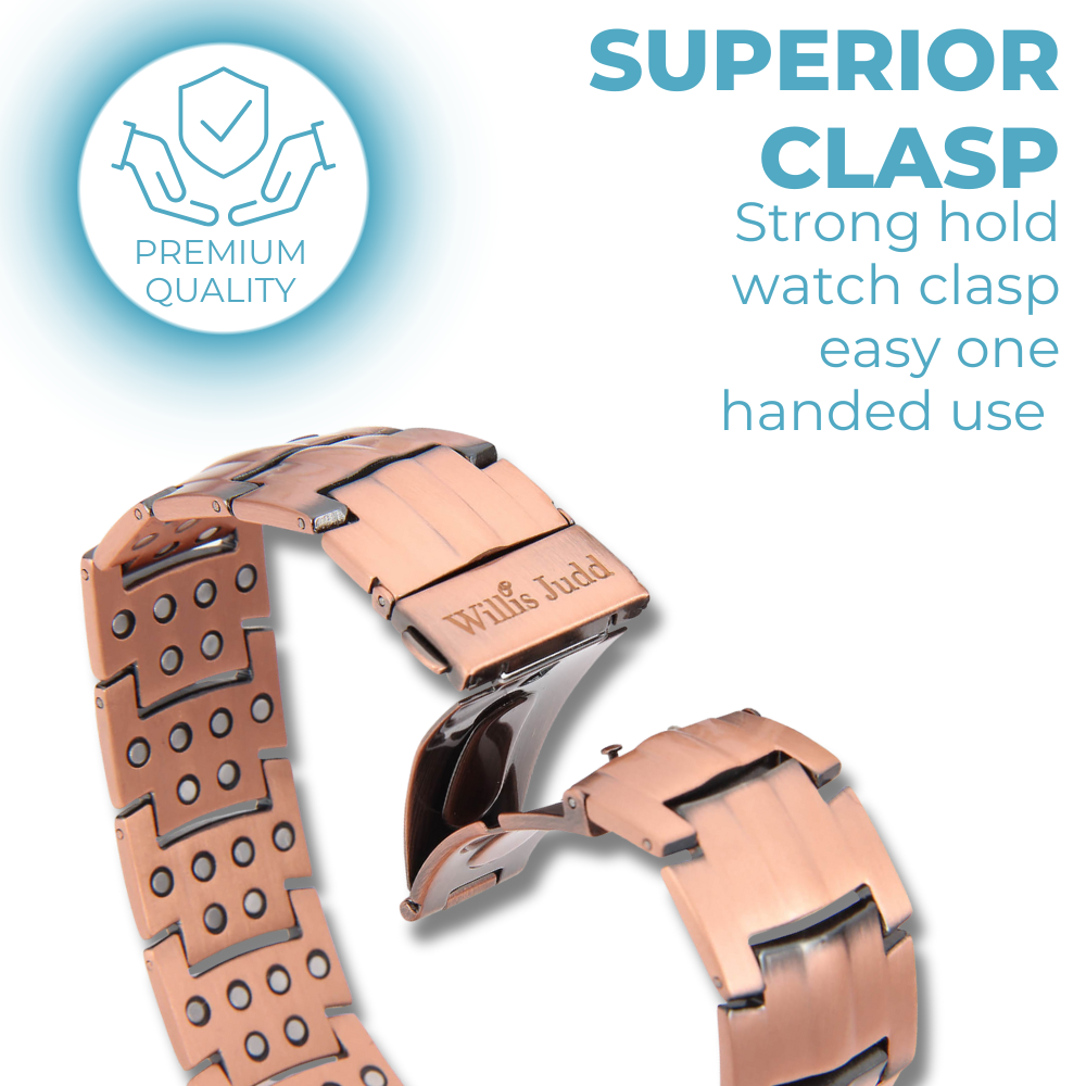 Il Bracciale Magnetico in Rame Più Potente da Uomo - Nuovo Design