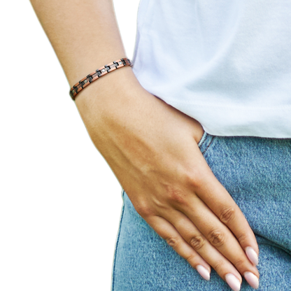 Bracciale Magnetico Donna in Rame ad Alta Potenza