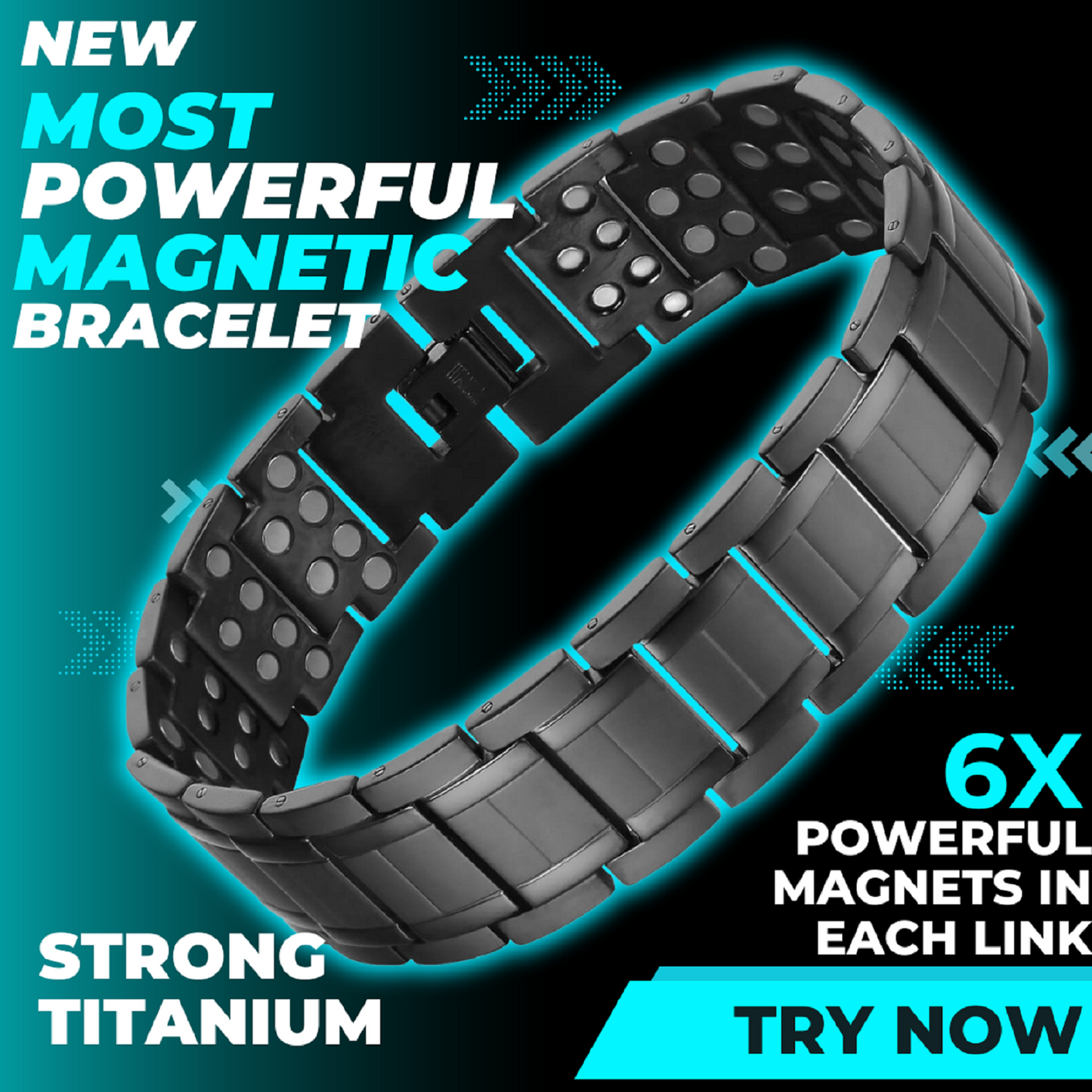 Il Bracciale Magnetico Più Potente da Uomo - Nuovo Modello 2026