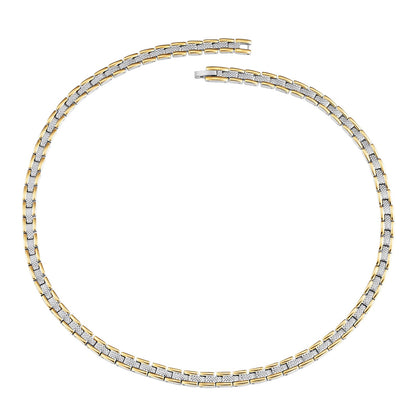 Collana Magnetica Uomo / Donna in Acciaio Inox