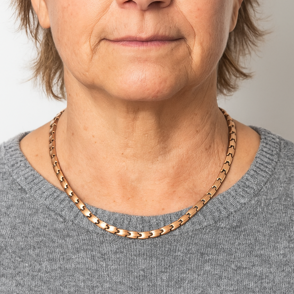 Collana Magnetica Donna in Rame ad Alta Potenza