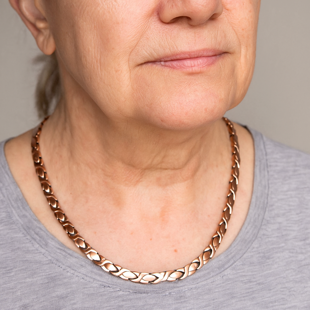 Collana Magnetica Donna in Rame ad Alta Potenza