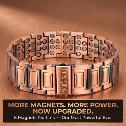 Bracciale Magnetico Uomo in Rame TRIPLA Potenza