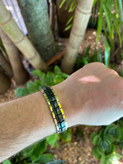 Bracciale Magnetico Uomo a Doppia Potenza